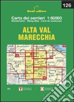 Alta Val Marecchia. Carta dei sentieri 1:50.000 Ediz. multilingue articolo cartoleria di Monti Raffaele