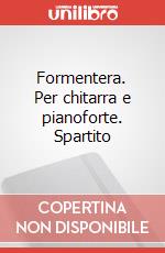 Formentera. Per chitarra e pianoforte. Spartito art vari a
