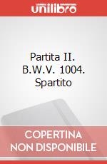 Partita II. B.W.V. 1004. Spartito art vari a