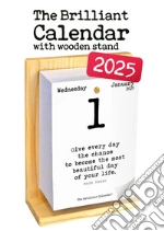 Brilliant calendar 2025 with wooden stand (The) art vari a