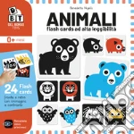 Animali. Flash cards ad alta leggibilità. Ediz. a colori art vari a