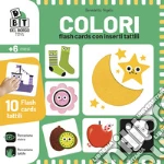 Colori. Flash cards con inserti tattili. Ediz. a colori art vari a