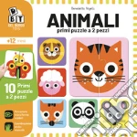 Animali. Primi puzzle a 2 pezzi. Ediz. a colori art vari a