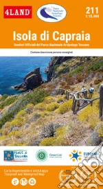 Isola di Capraia. Sentieri ufficiali del parco nazionale Arcipelago toscano 1:15.000 art vari a