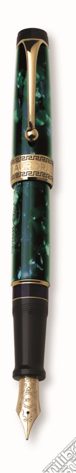  Stilo a pistone in Auroloide, fin. dorate. Verde. (4) articolo cartoleria di aurora