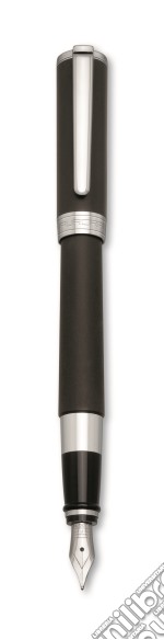Penna stilografica con cappuccio e corpo in resina nera matt. pennino in acciaio (ef,f,m,b).  articolo cartoleria di Aurora