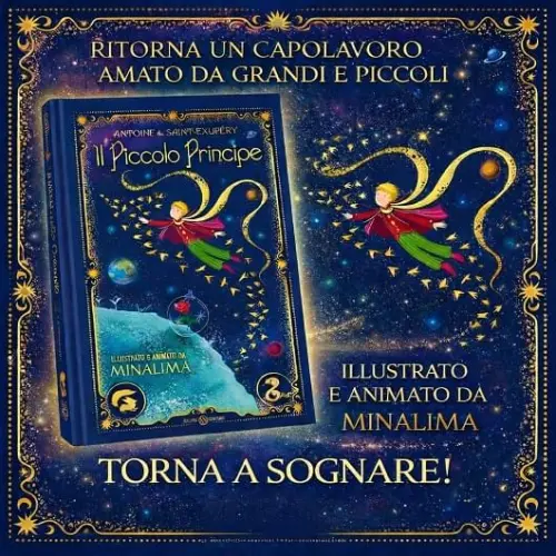 Il testo integrale di Antoine de Saint-Exupéry, illustrato e animato da MinaLima