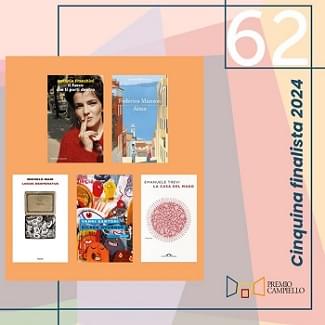 I cinque libri finalisti della 62ª edizione