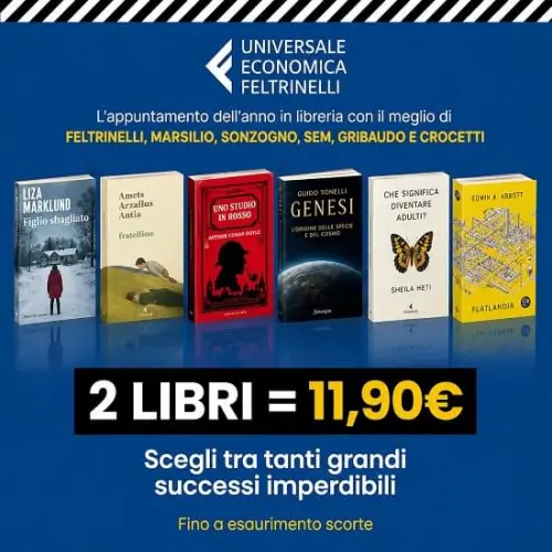 E' tornata la promo Feltrinelli 1+1 con nuovi titoli da non perdere! 