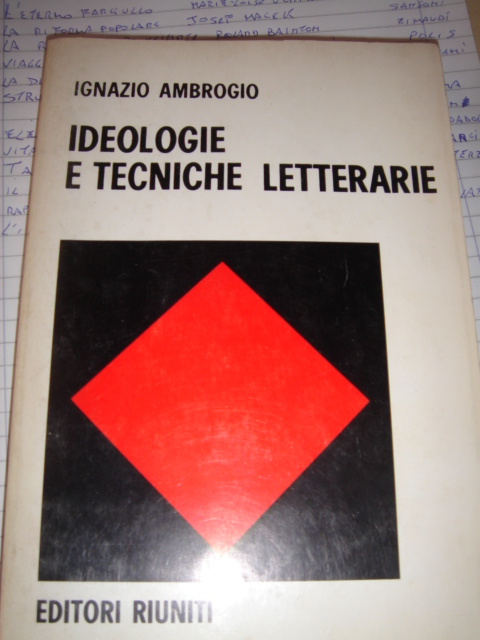 ideologie e tecniche letterarie