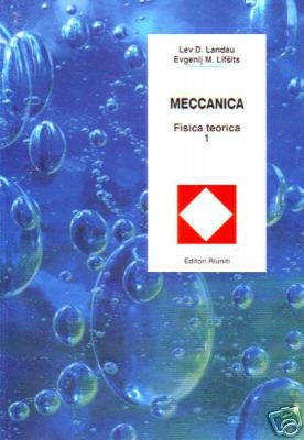 MECCANICA FISICA TEORICA 1 LANDAU LIFSITS copertina colorata libro usato