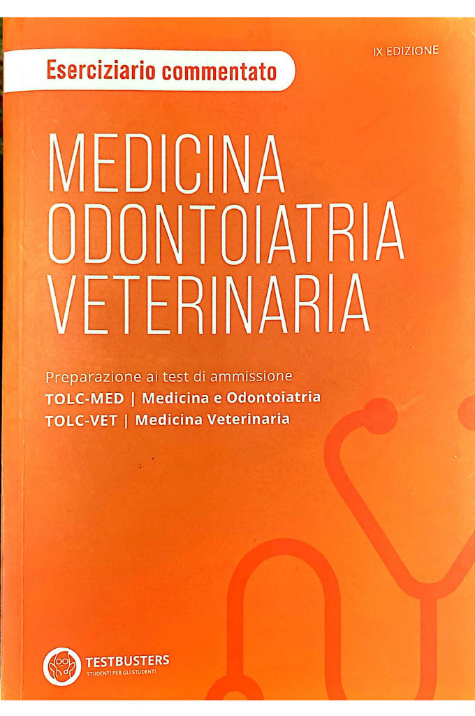 Eserciziario commentato medicina, odontoiatria e veterinaria IX edizione libro usato