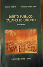  Diritto pubblico italiano ed europeo terza edizione Giappichelli  libro usato