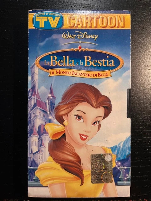 La Bella e la Bestia. Il mondo incantato di Belle. VHS vhs usato