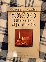 Ultime lettere di Jacopo Ortis libro usato
