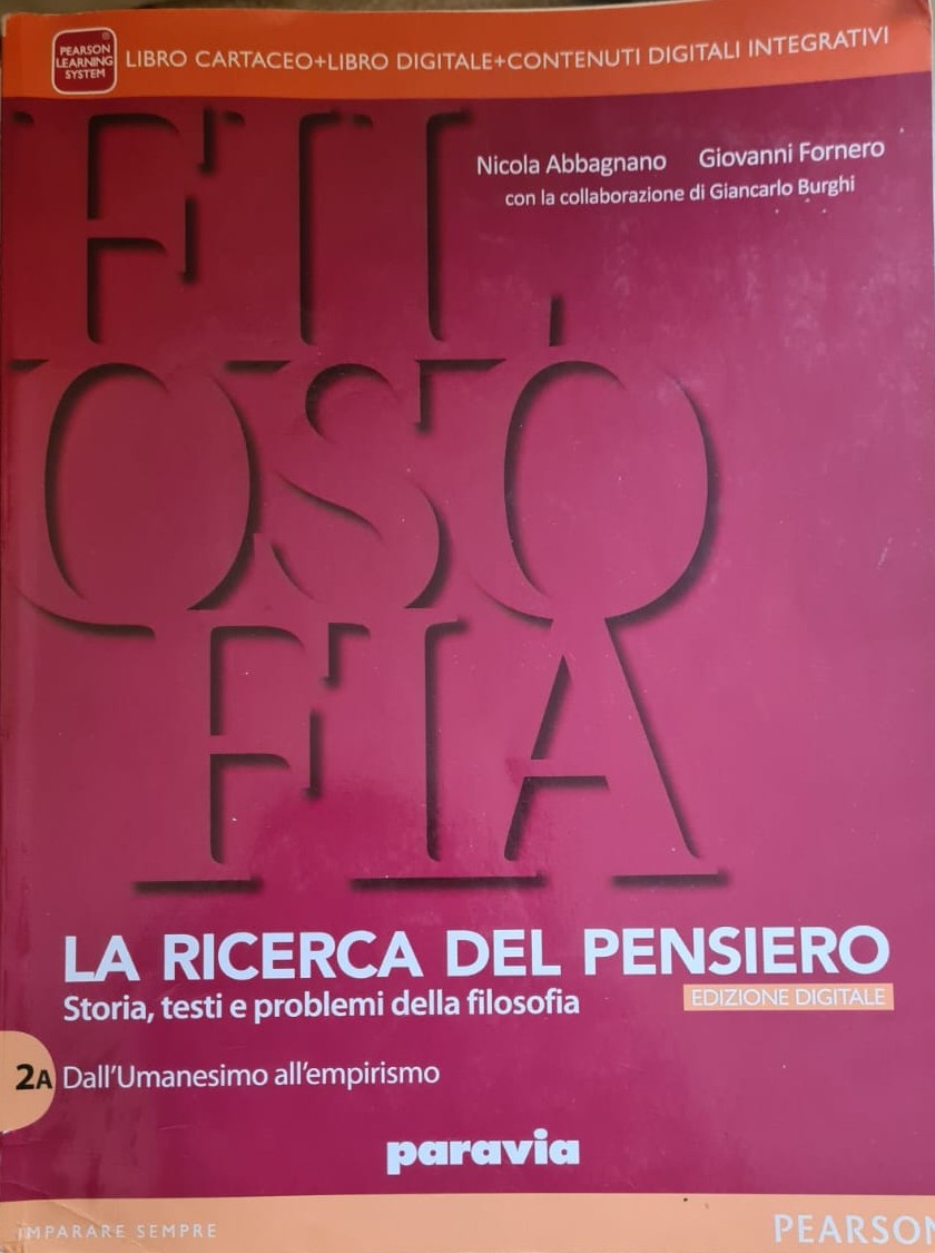 Ricerca del pensiero. Per le Scuole superiori. Con e-book. Con espansione online. Vol. 2 libro usato