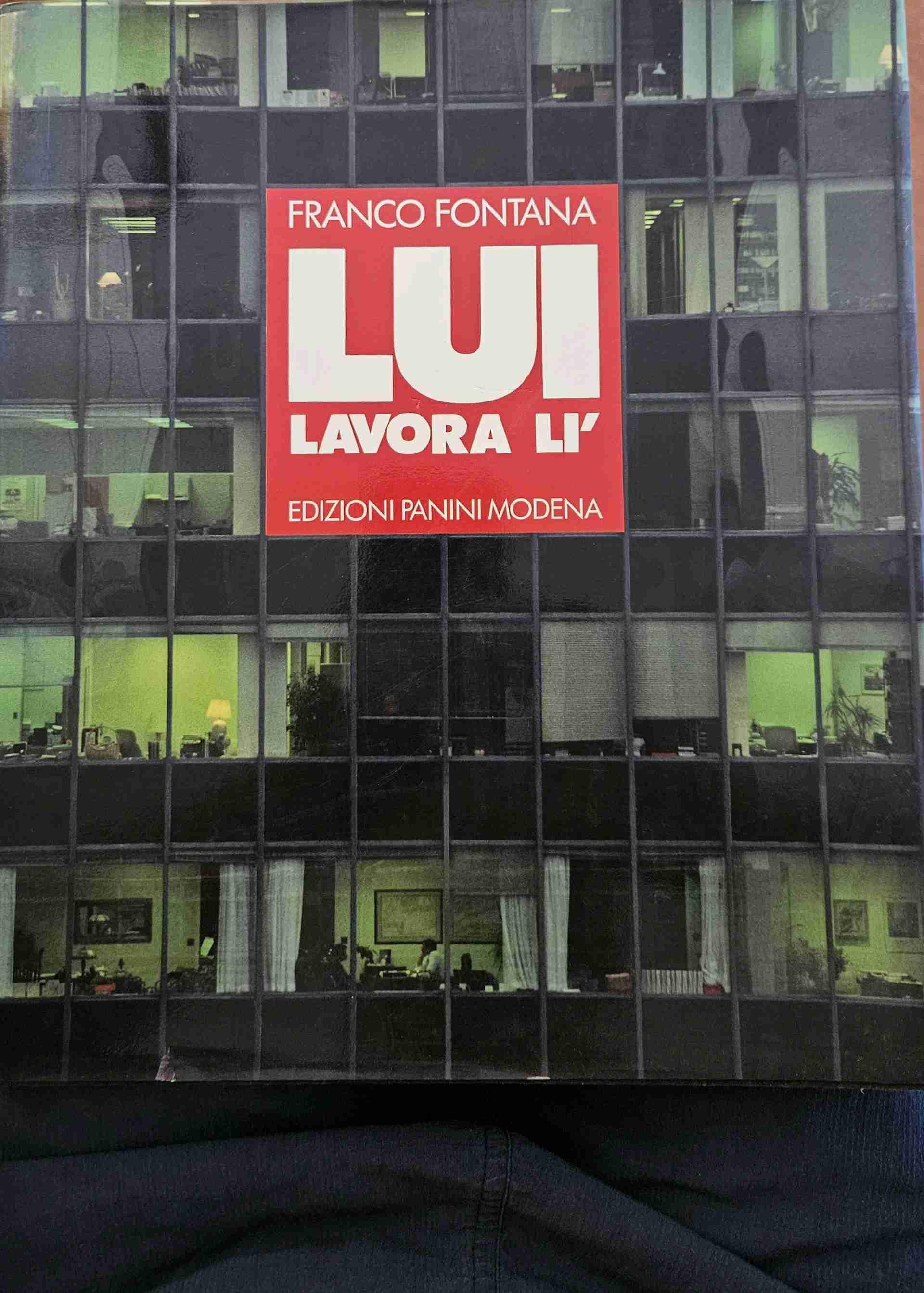 LUI LAVORA LI'  libro usato