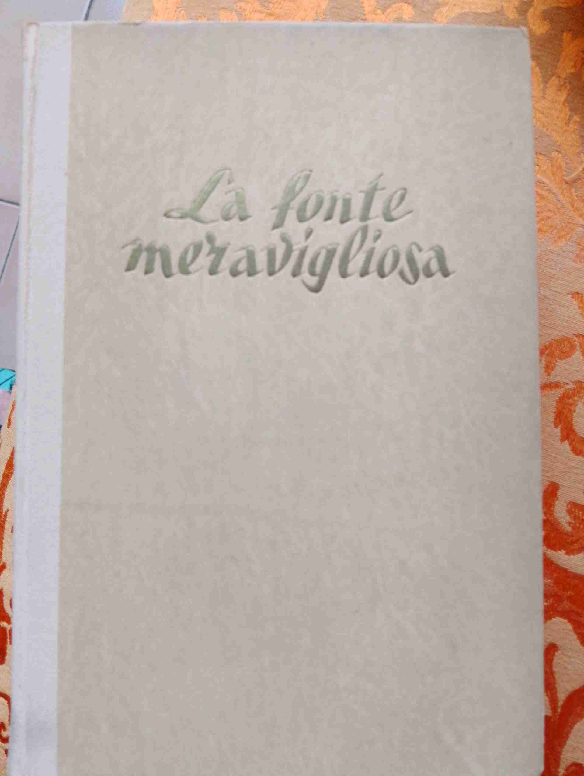 La fonte meravigliosa libro usato