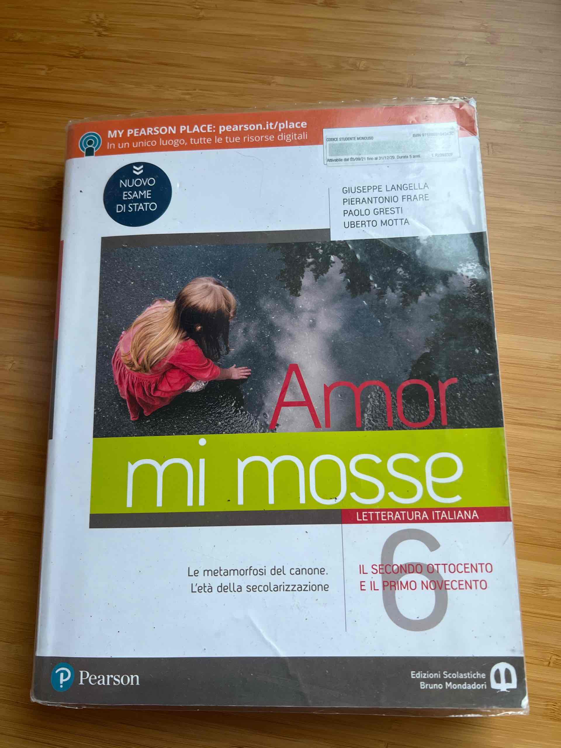 amor mi mosse 6 libro usato