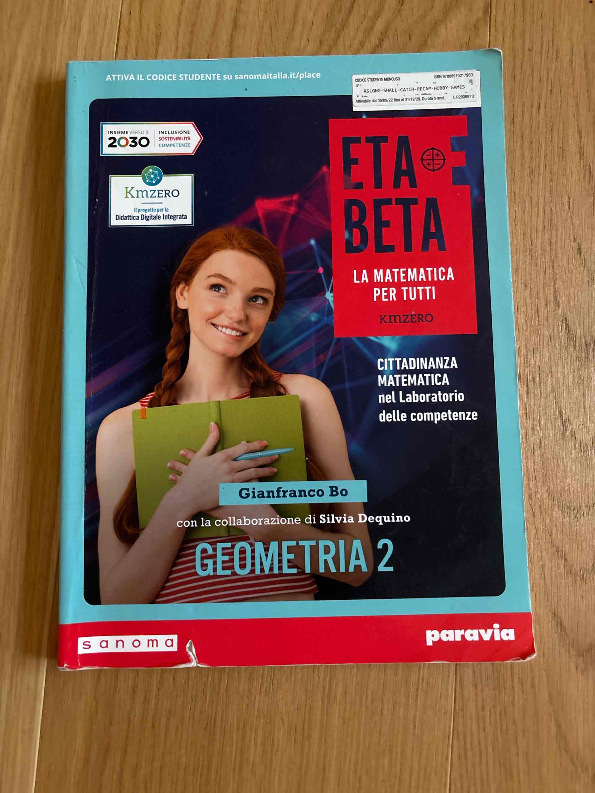 Etabeta. La matematica per tutti. Ediz. KmZero. Per la Scuola media. Con e-book. Con espansione online. Vol. 2 libro usato