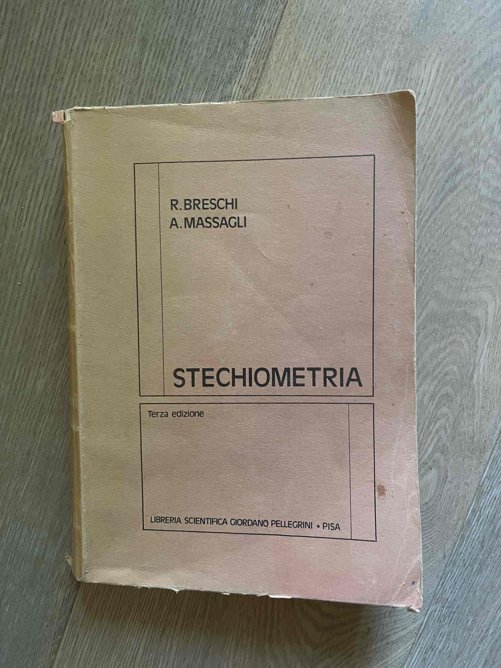 Stechiometria  libro usato