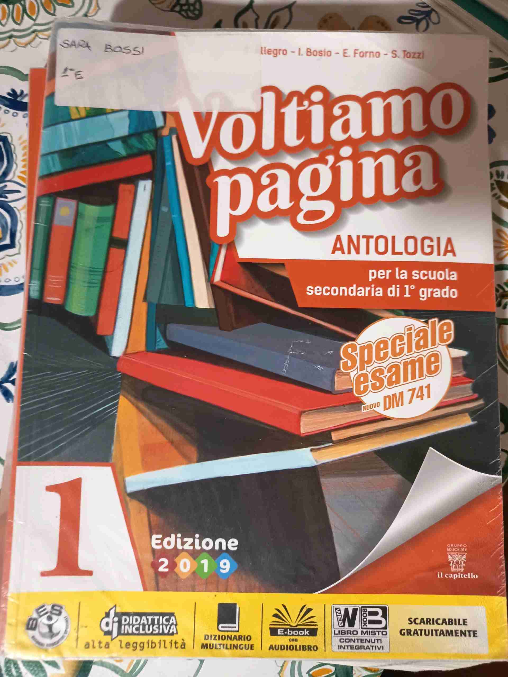 Voltiamo pagina. Mito epica-Competenze 1-Imparare a riassumere 1-2. Per la 1ª classe della Scuola media. Con ebook libro usato