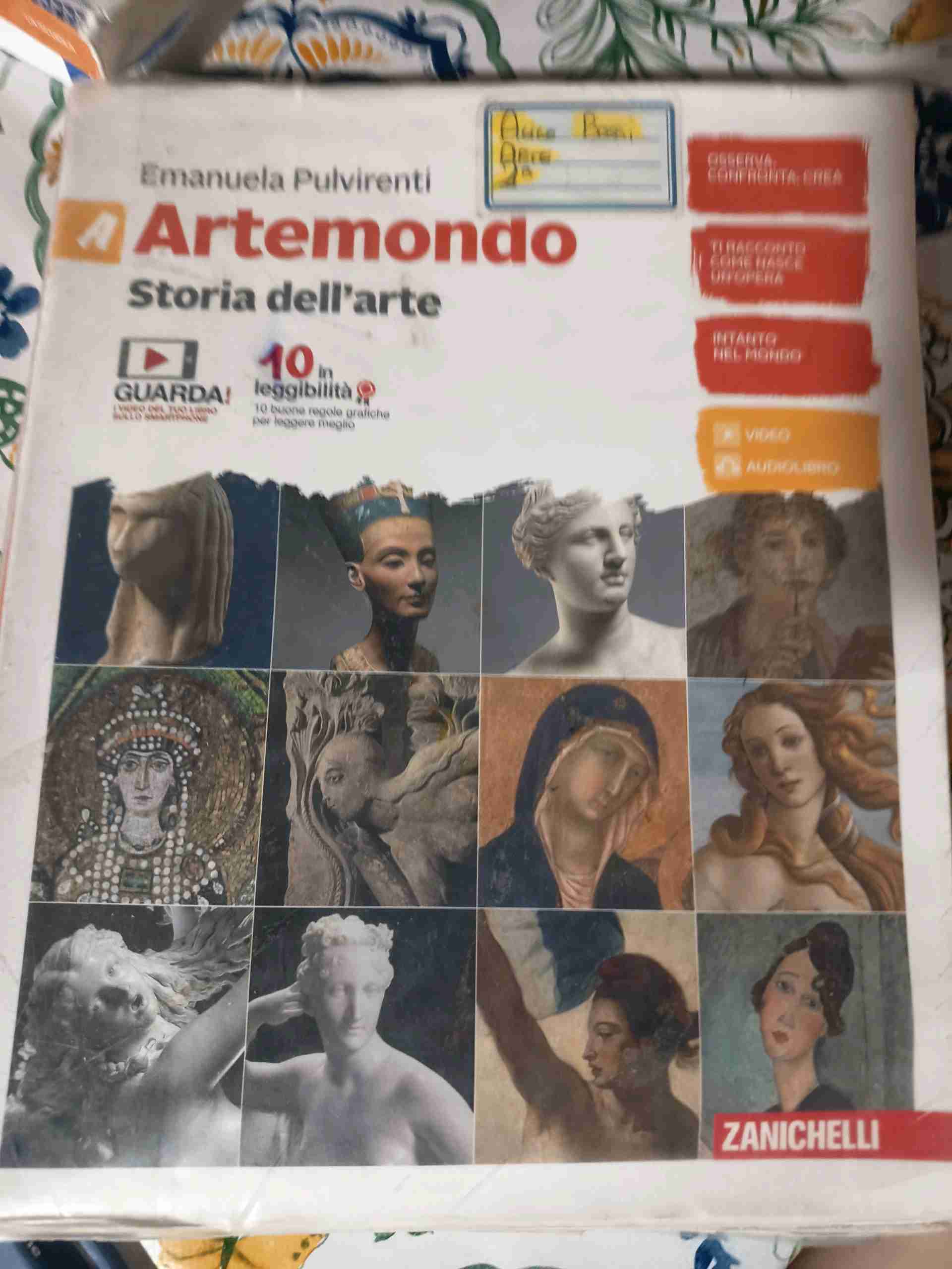 Artemondo. Per la Scuola media. Con e-book. Con Libro: Album. Vol. A-B: Storia dell'arte. 50 capolavori per imparare dai maestri. Linguaggio visivo e tecniche artistiche libro usato