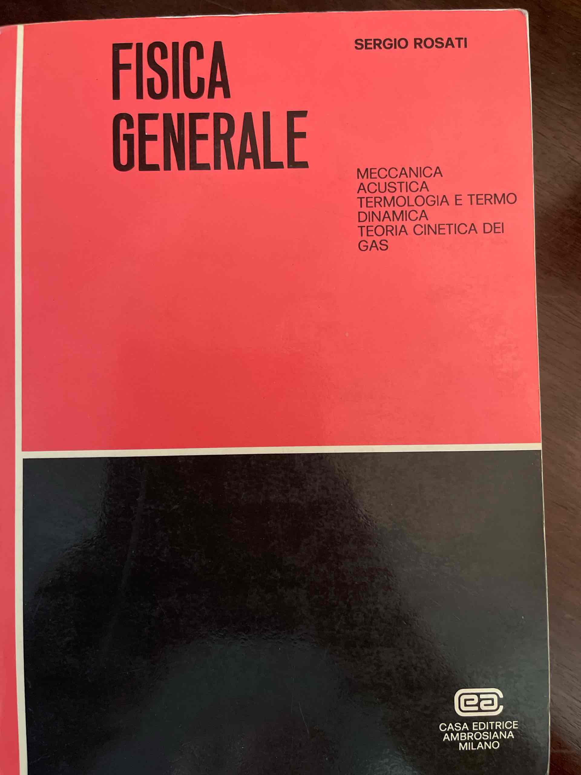 Fisica generale  libro usato