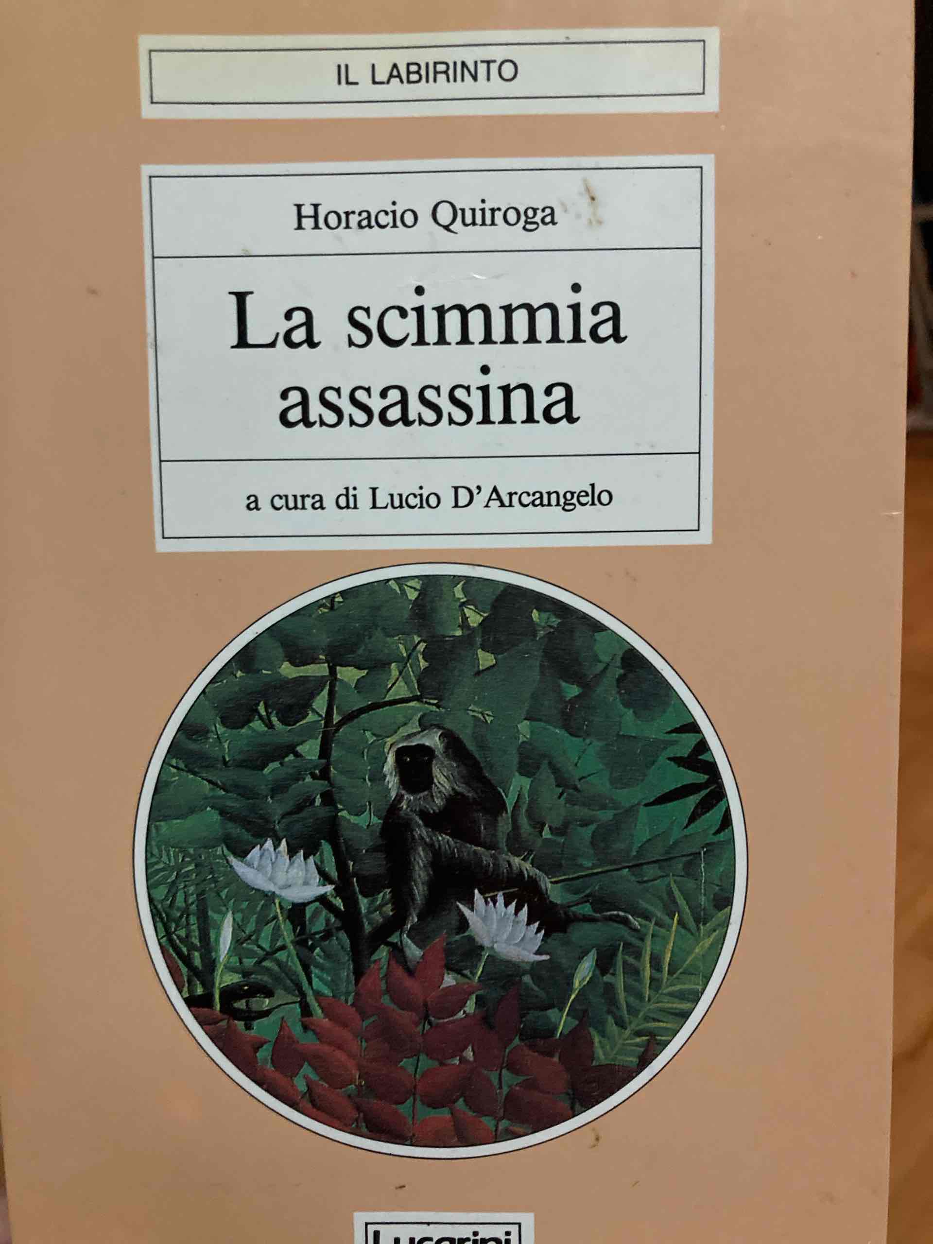La scimmia assassina  libro usato