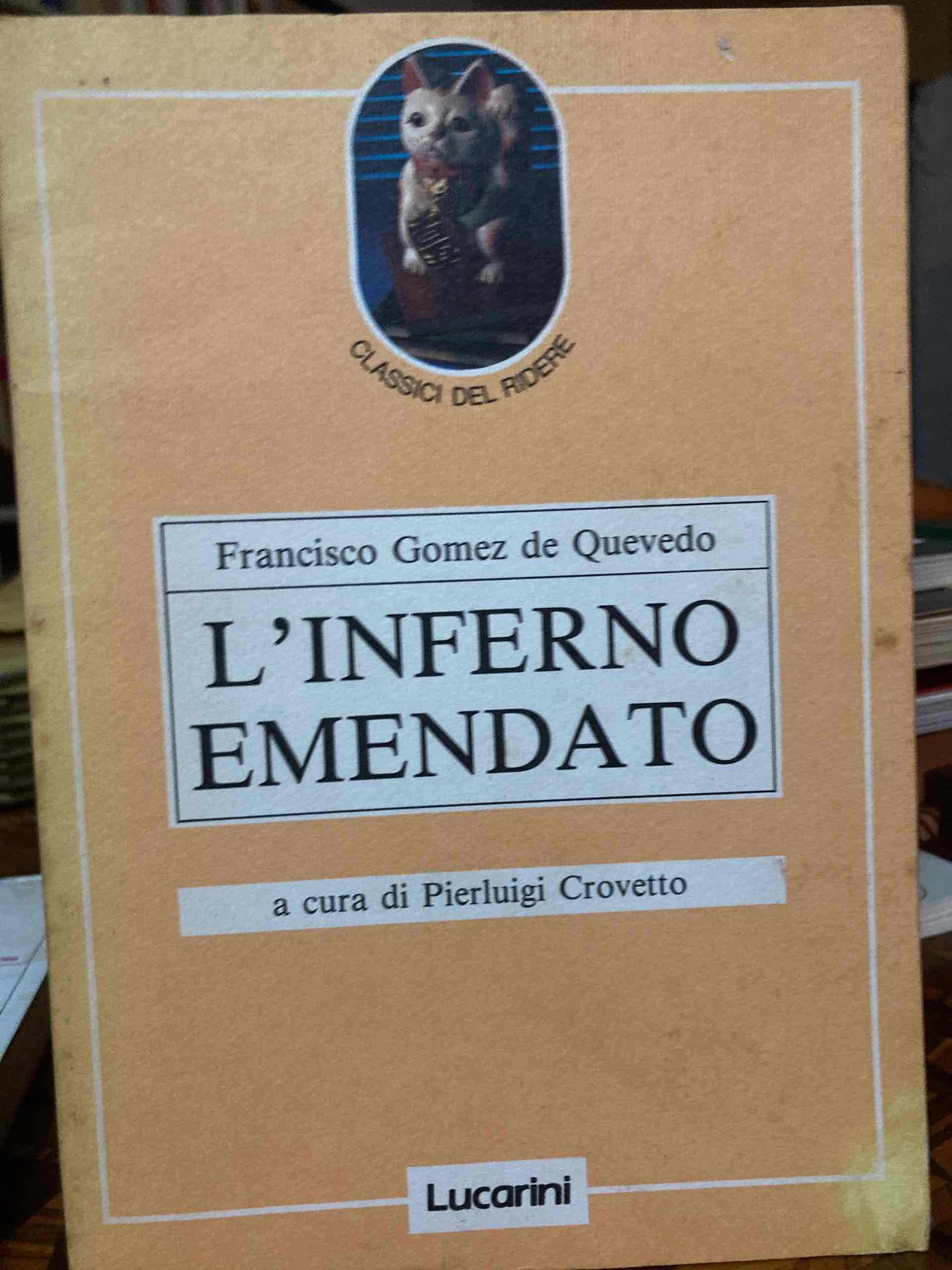 L’inferno emendato libro usato
