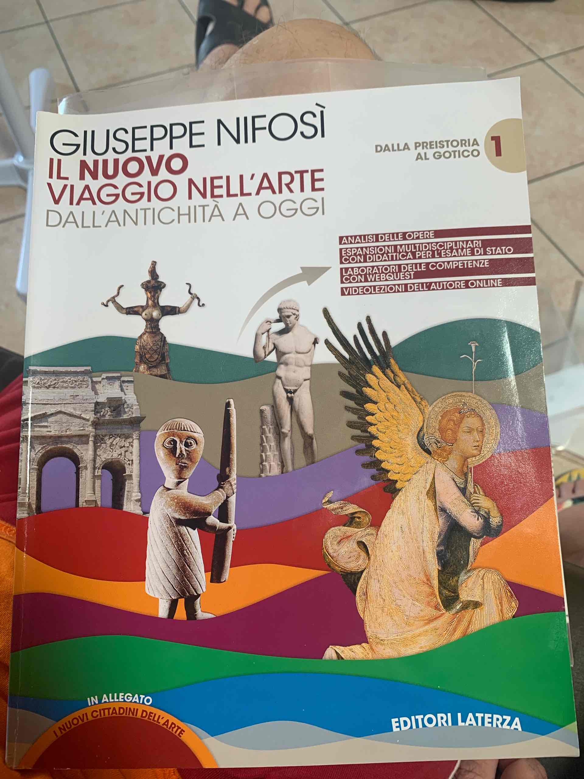il viaggio nell’arte dall’antichità a oggi 1 libro usato