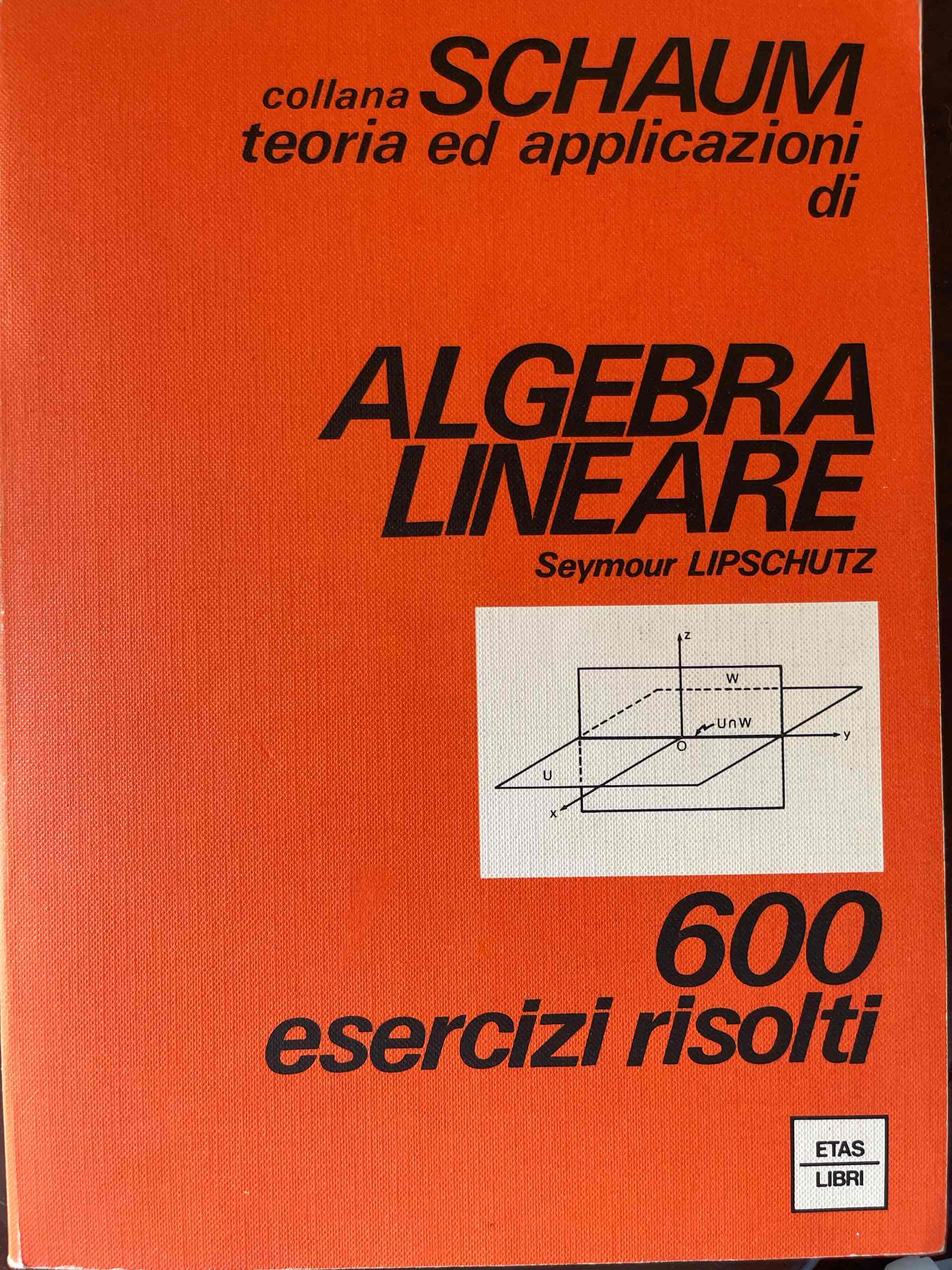 teoria ed applicazioni di algebra lineare  libro usato