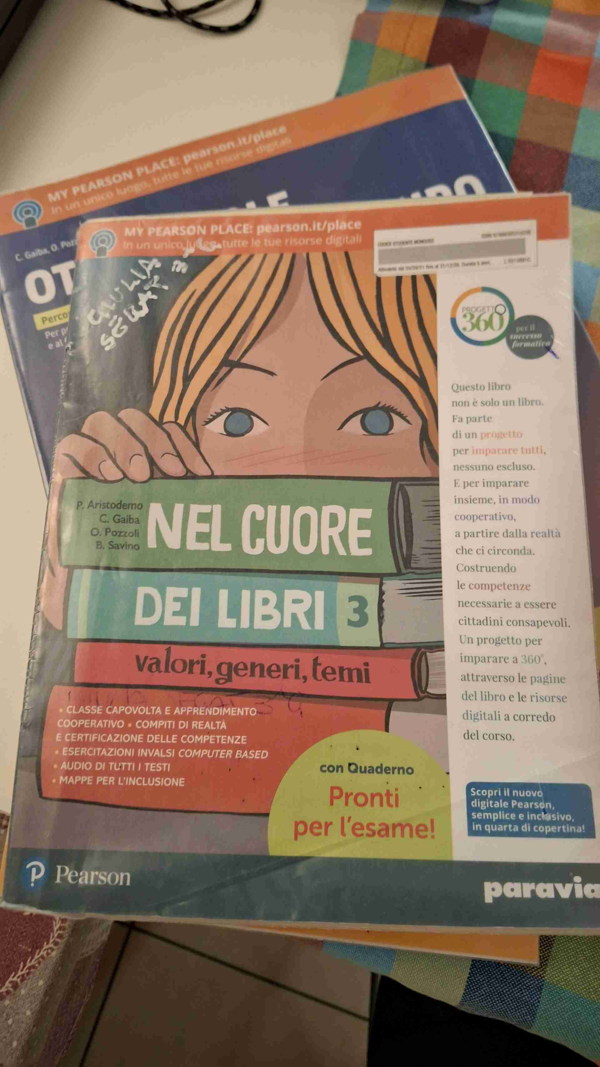 Nel cuore dei libri. Valori, generi, temi. Con Quaderno. Con Per l'esame. Con fascicolo. Con Libro liquido. Con Didastore. Per la Scuola media. Con ebook. Con espansione online. Vol. 3 libro usato
