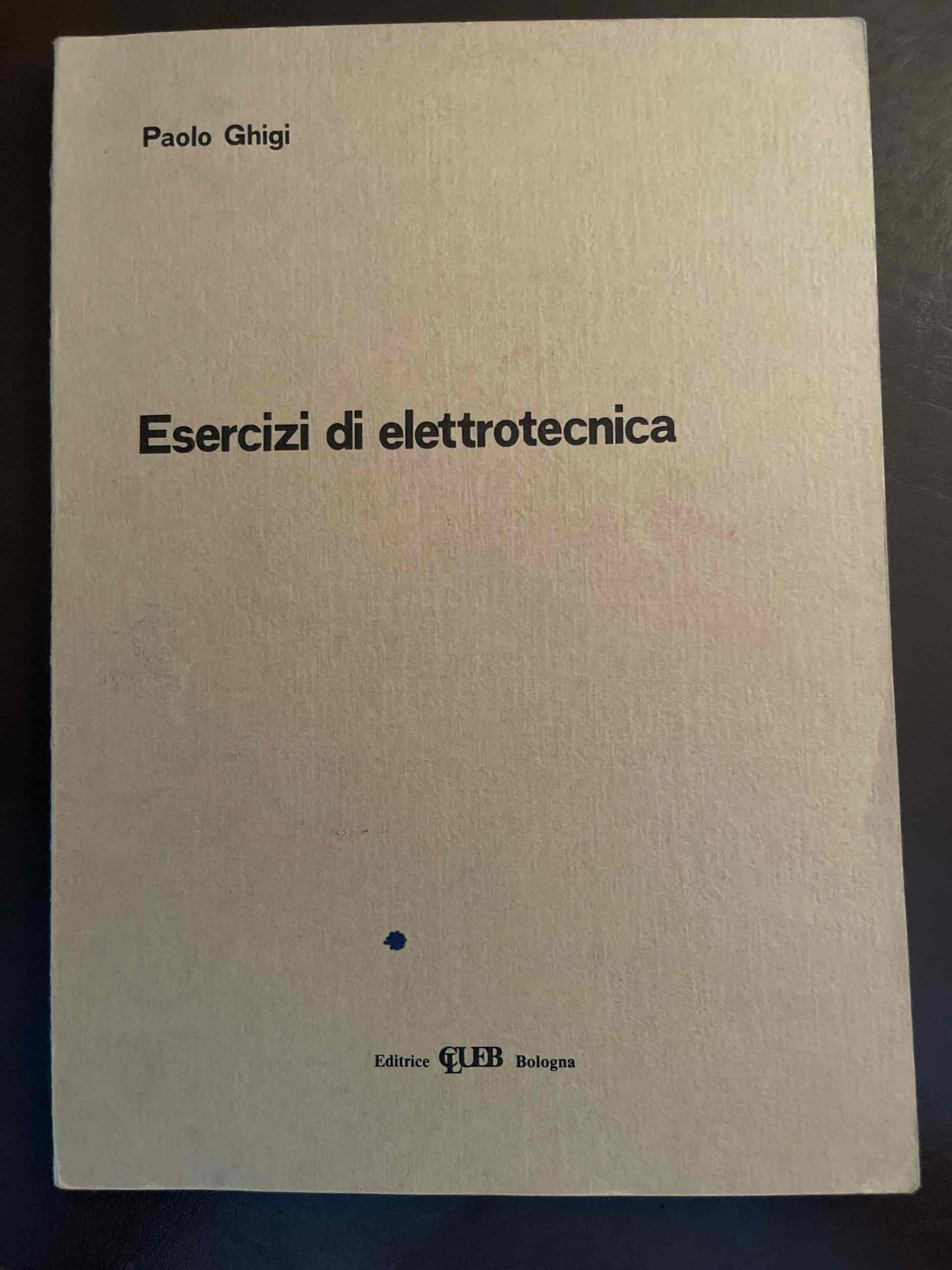 Esercizi di elettrotecnica libro usato