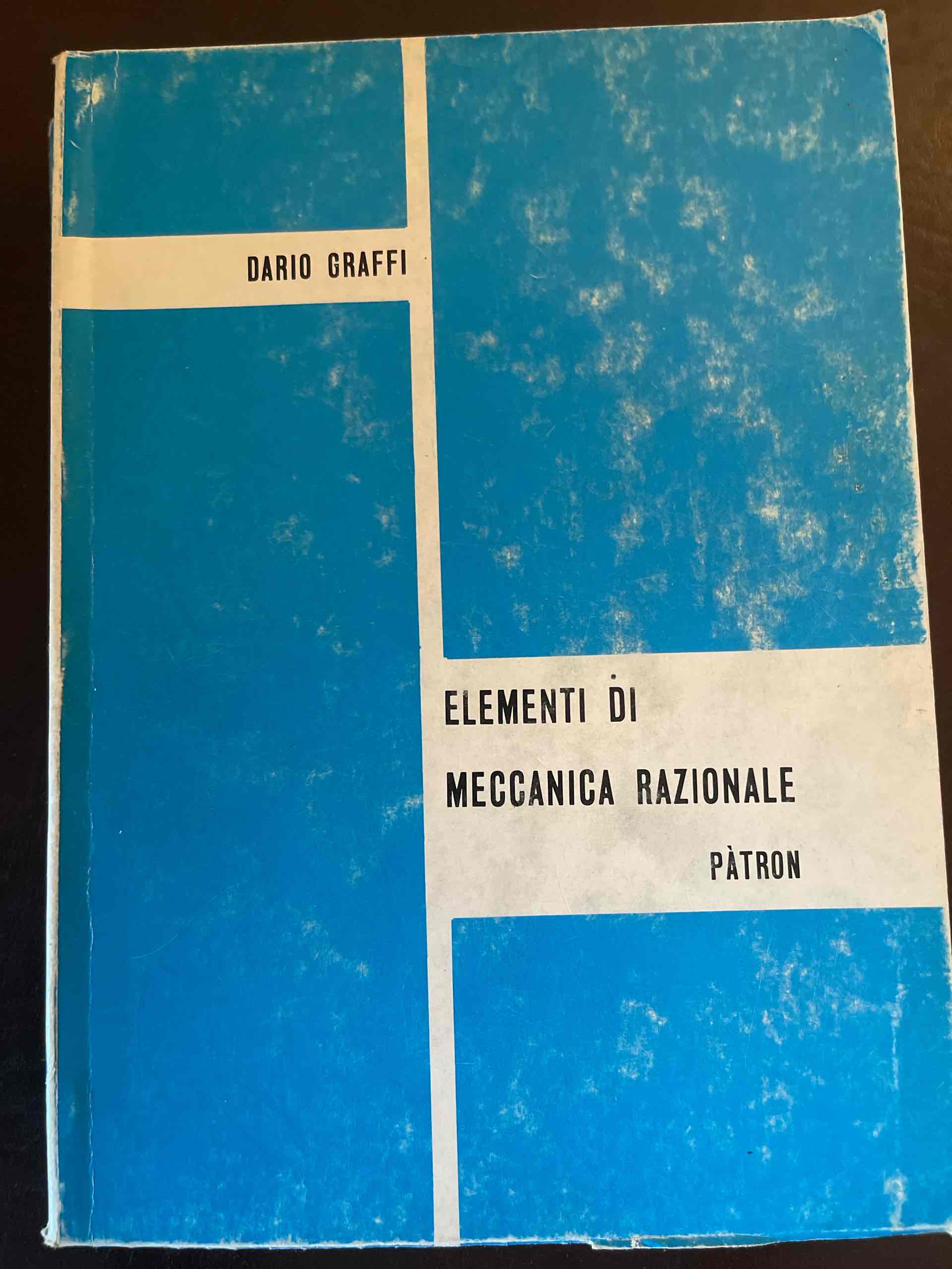 Elementi di meccanica razionale libro usato