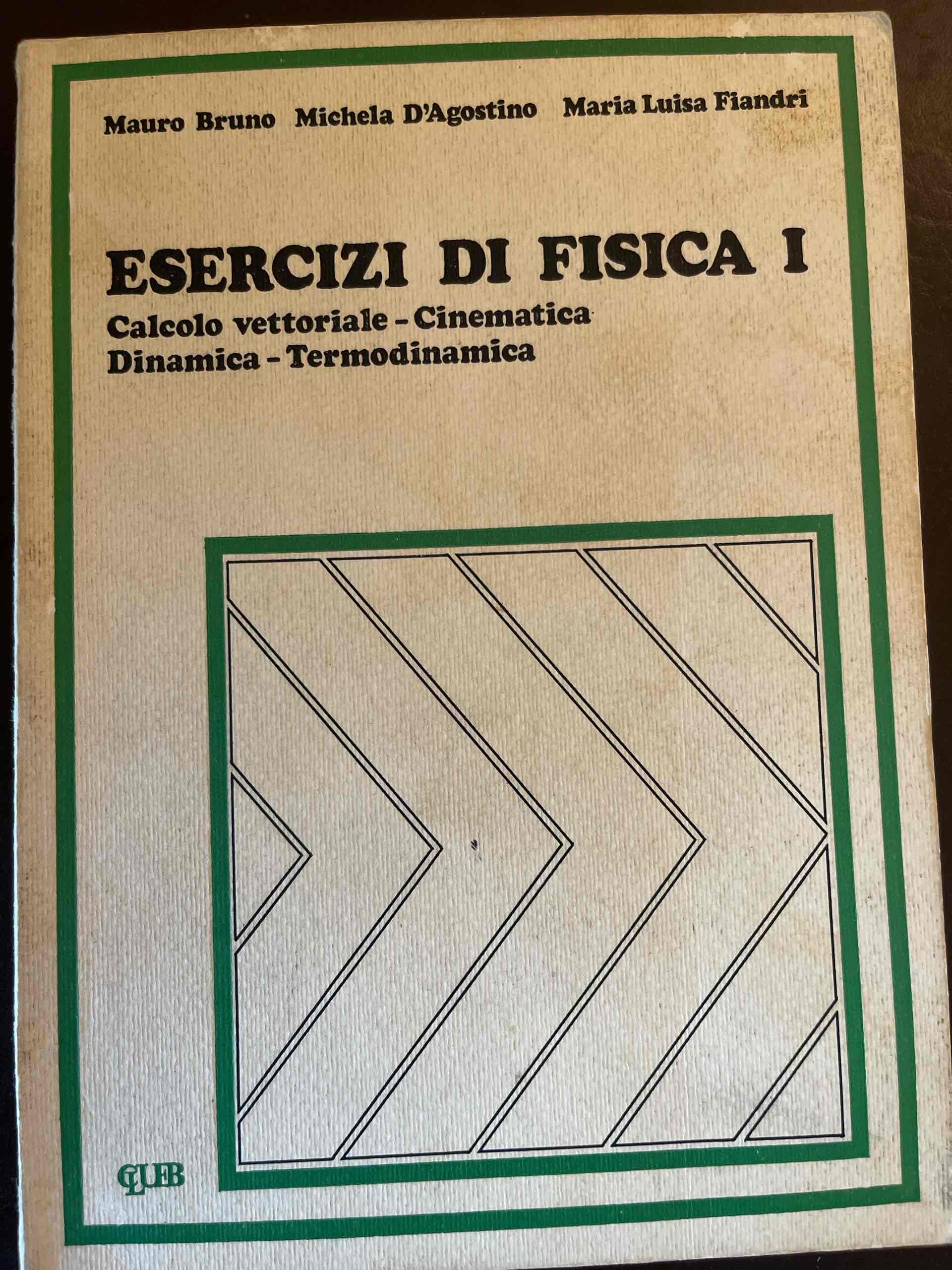 Esercizi di fisica I - Calcolo vettoriale, cinematica, dinamica, termodinamica  libro usato
