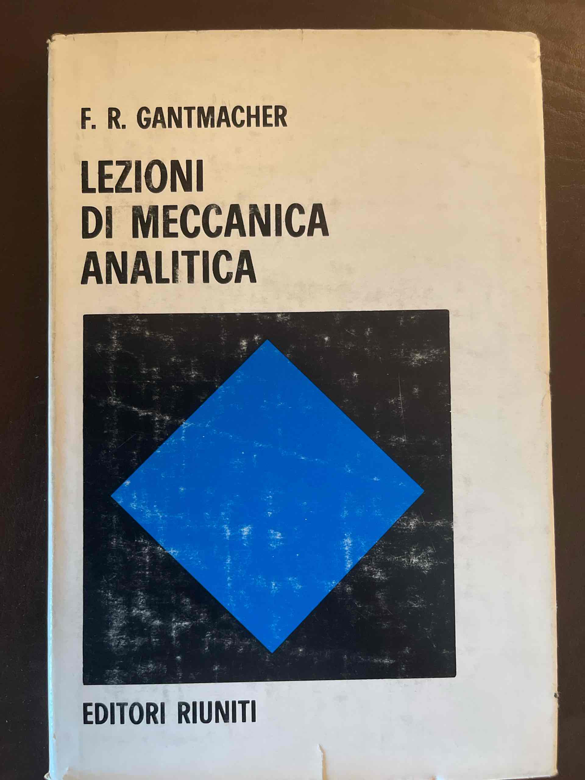 Lezioni di meccanica analitica libro usato