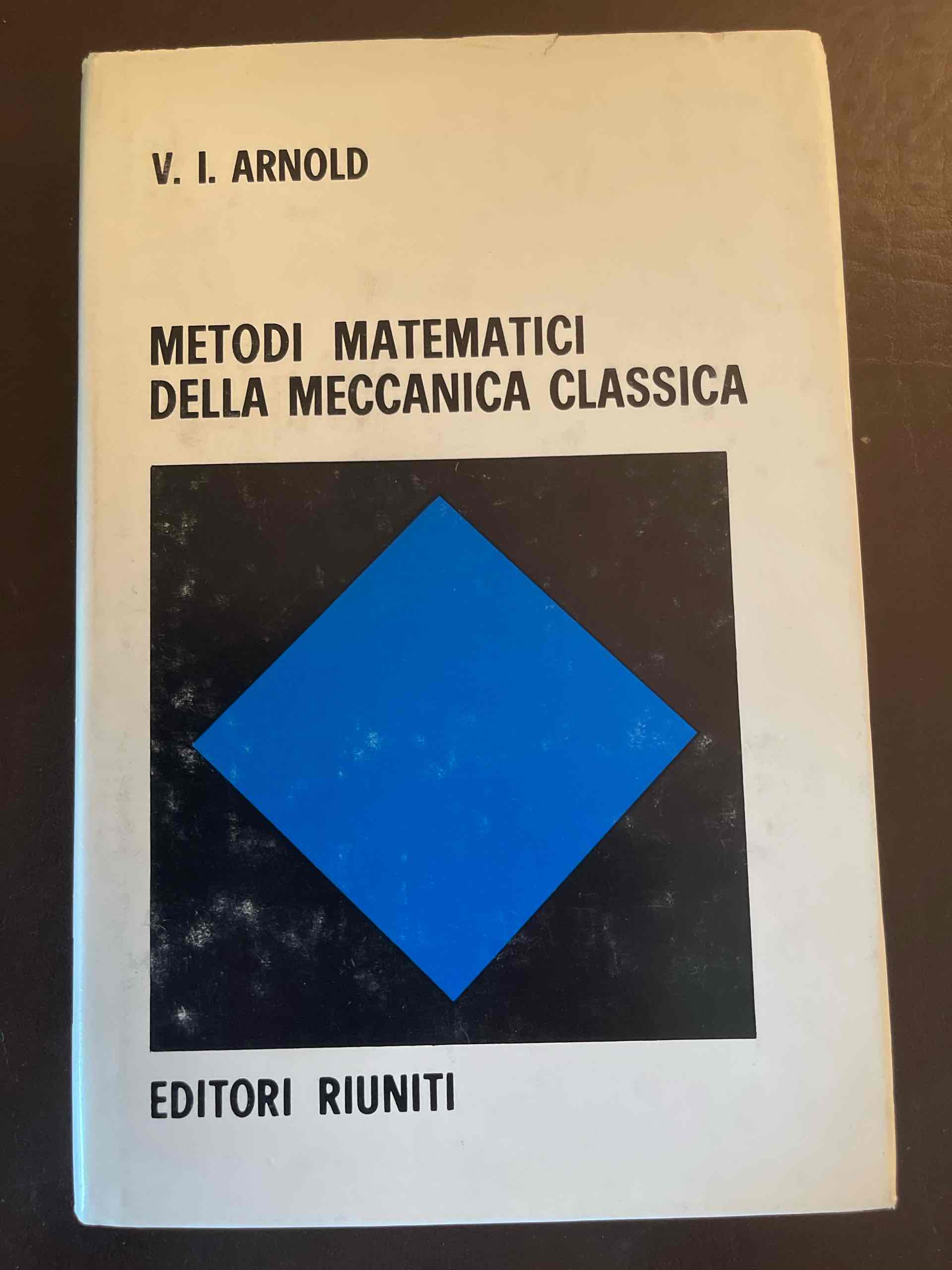 Metodi matematici della meccanica classica libro usato