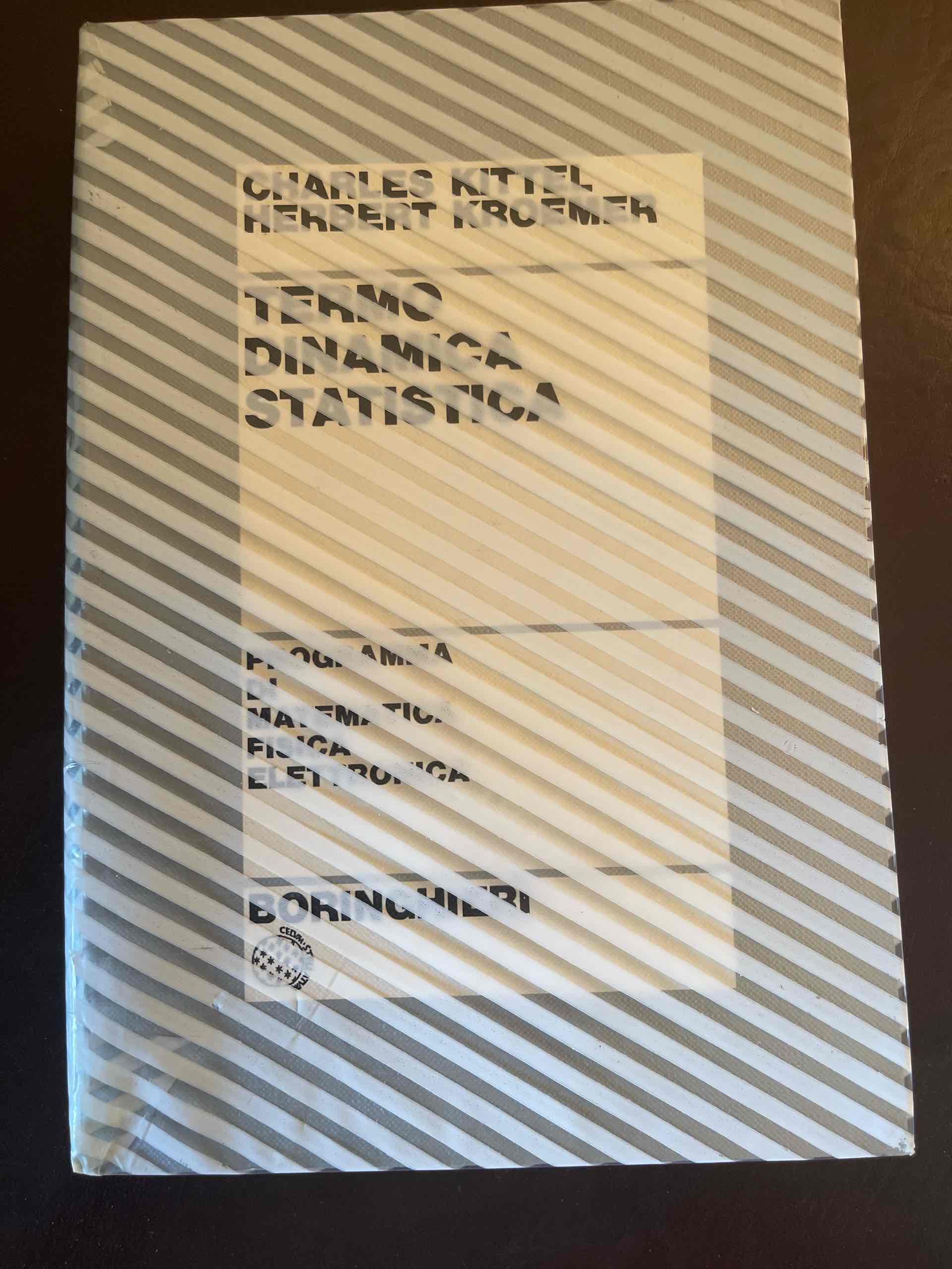 Termo dinamica statistica libro usato