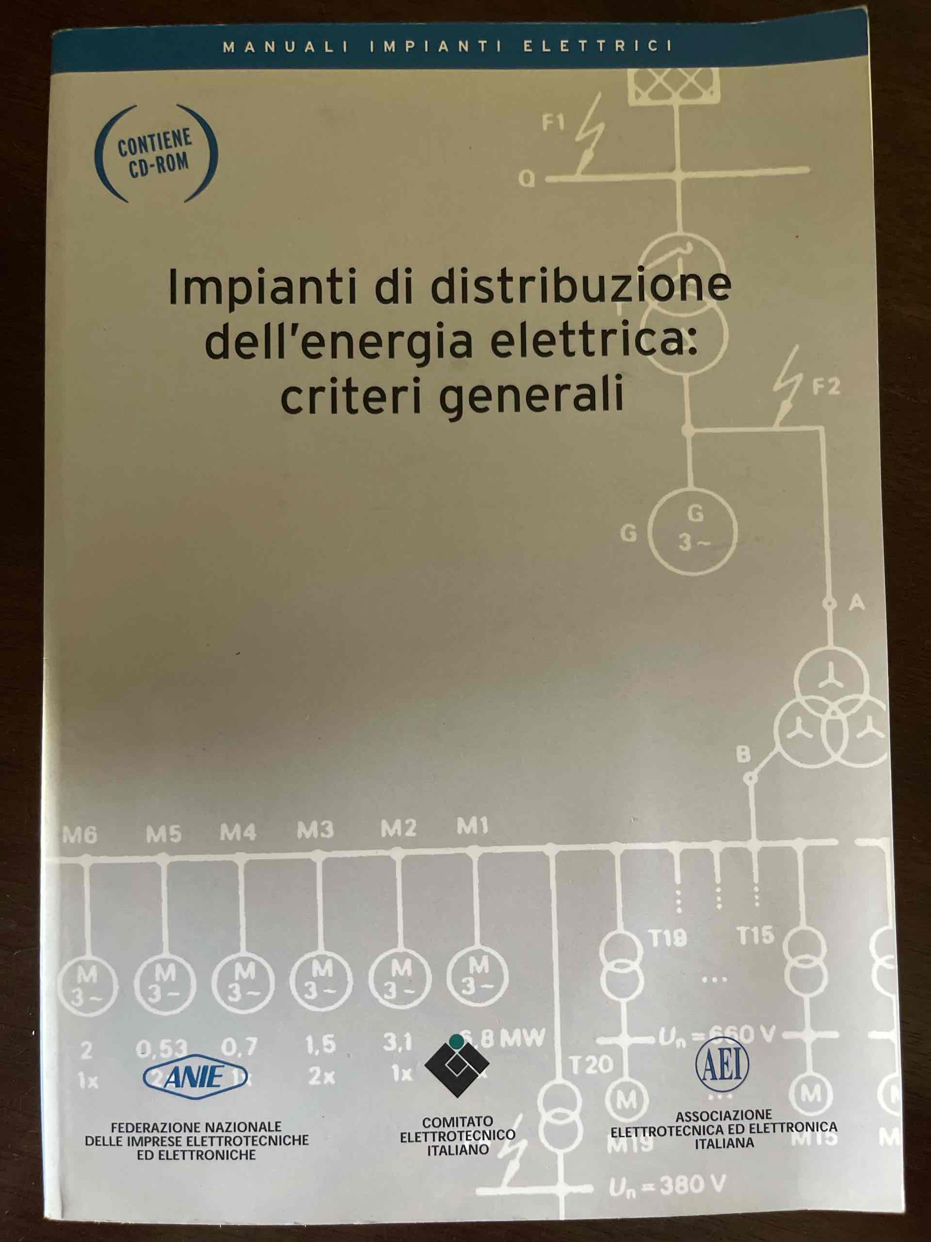 Impianti di distribuzione dell’energia elettrica: criteri generali libro usato