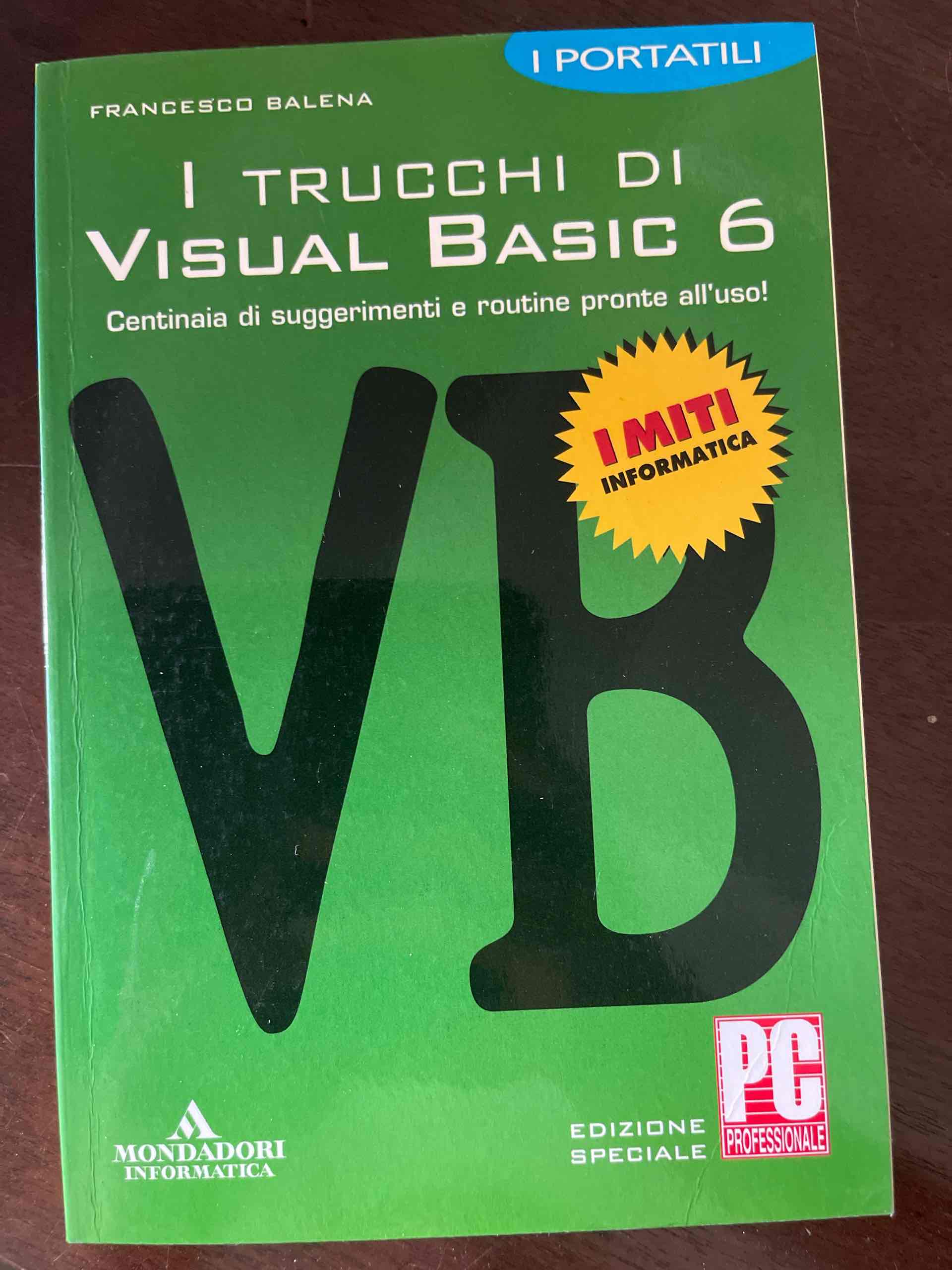 I trucchi di Visual BASIC 6 libro usato