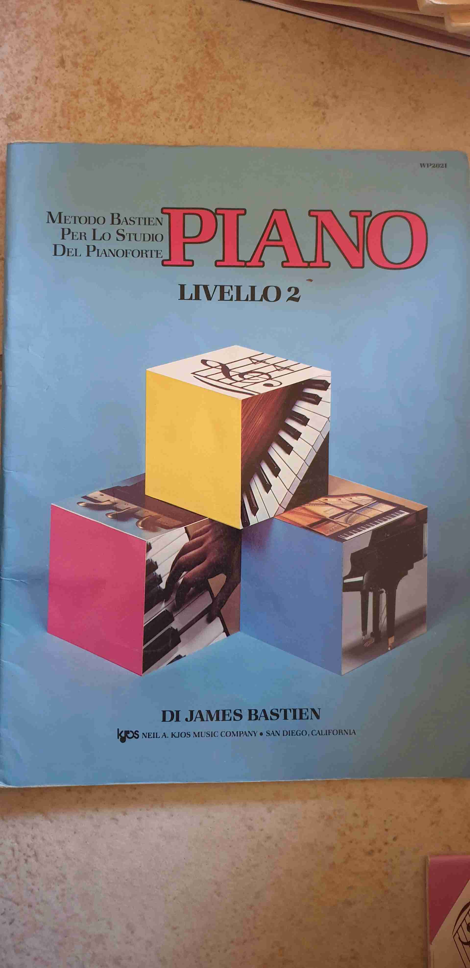 Metodo Bastien per lo studio del pianoforte -piano- livello 2