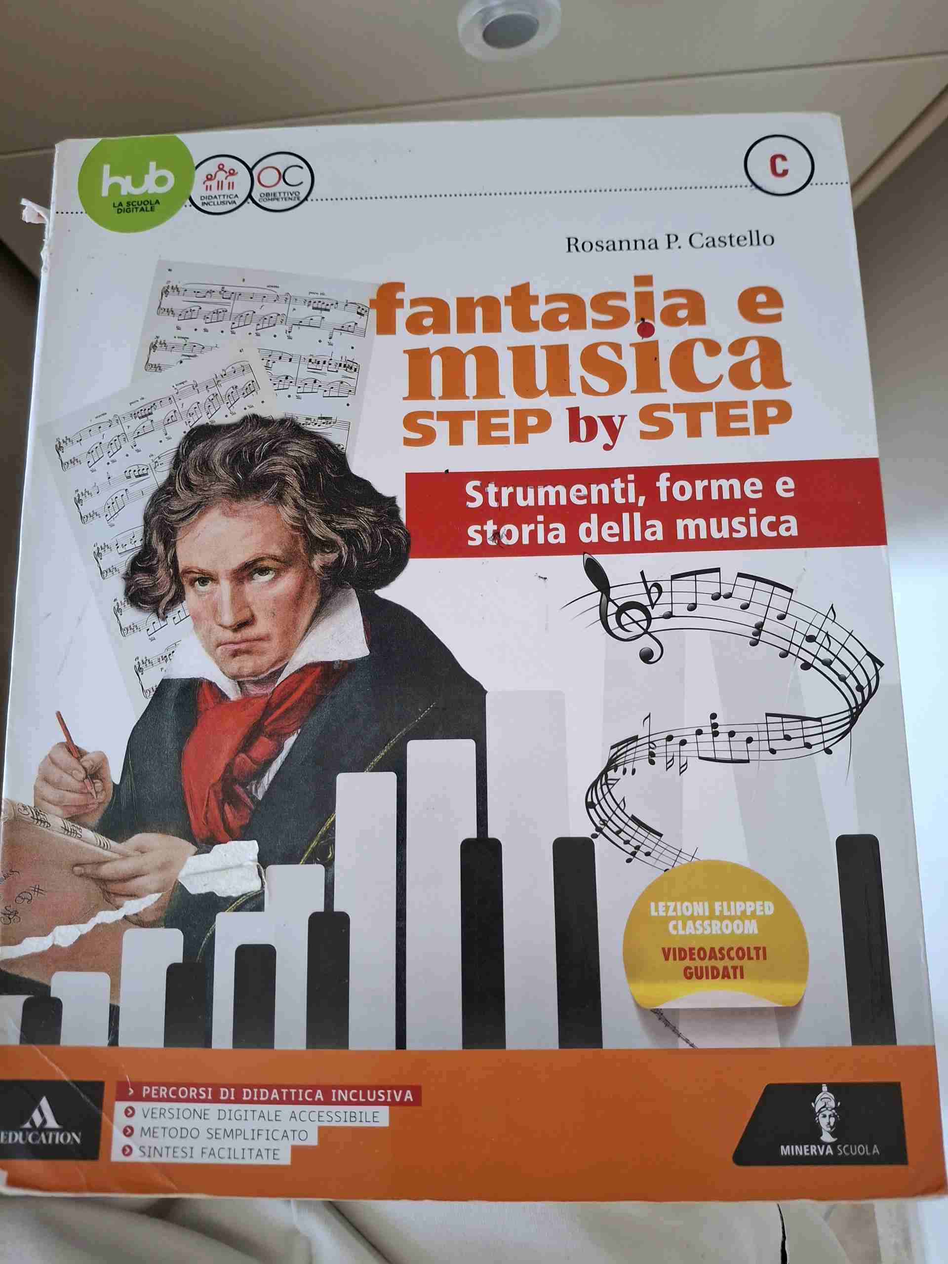 Fantasia e musica step by step. Per la Scuola media. Con e-book. Con espansione online. Con 3 DVD-ROM. Con Libro: Sestino. Vol. A-B-C: Metodo-Generi-Storia libro usato