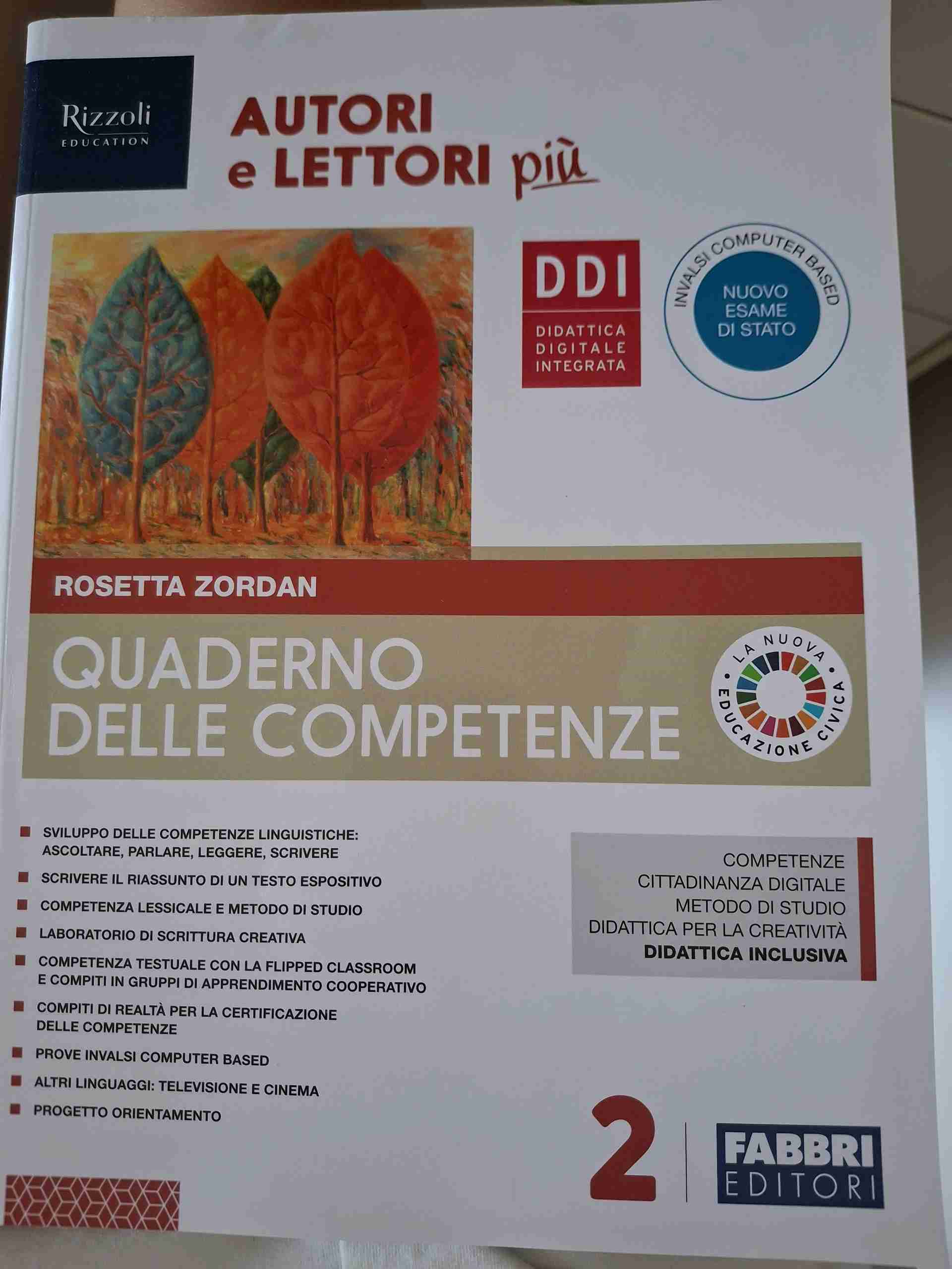 Autori e Lettori più - Quaderno Delle Competenze libro usato