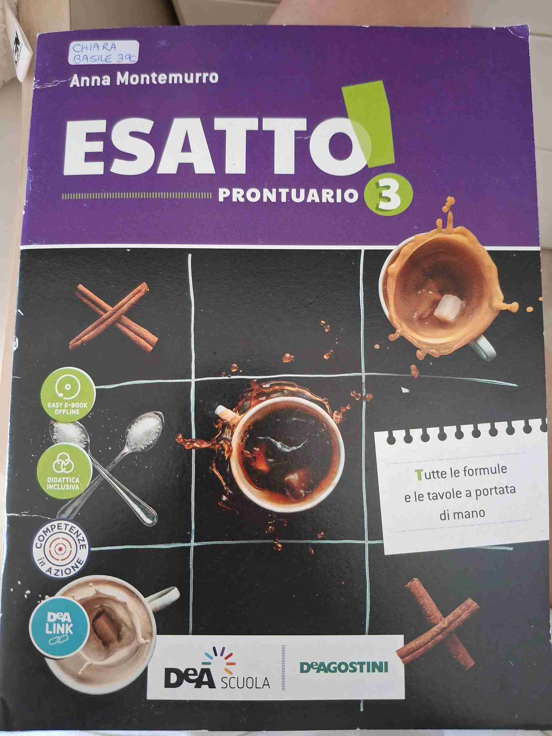 Esatto! Prontuario 3 libro usato