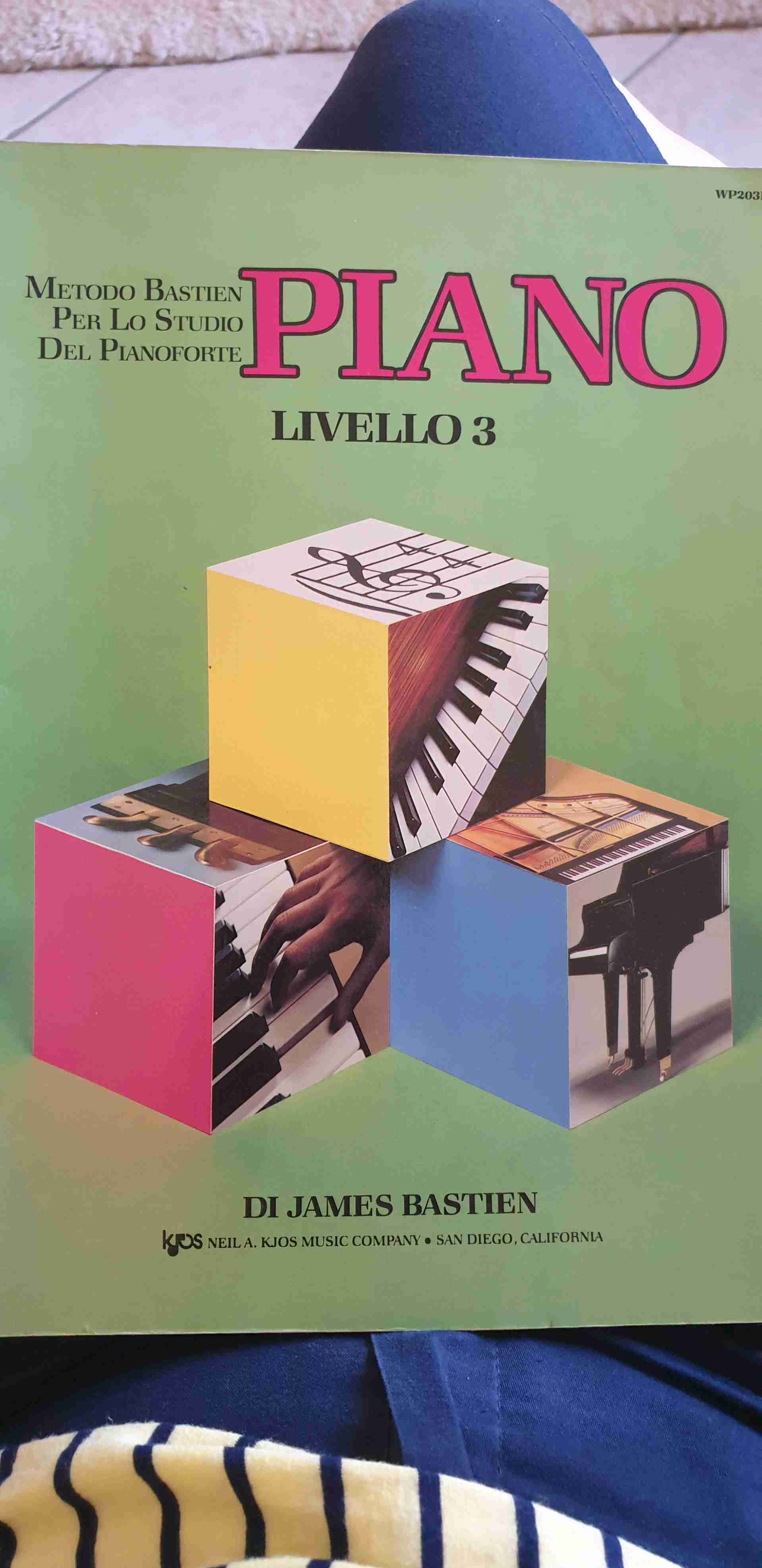 Metodo Bastien per lo studio del pianoforte -piano- livello 3