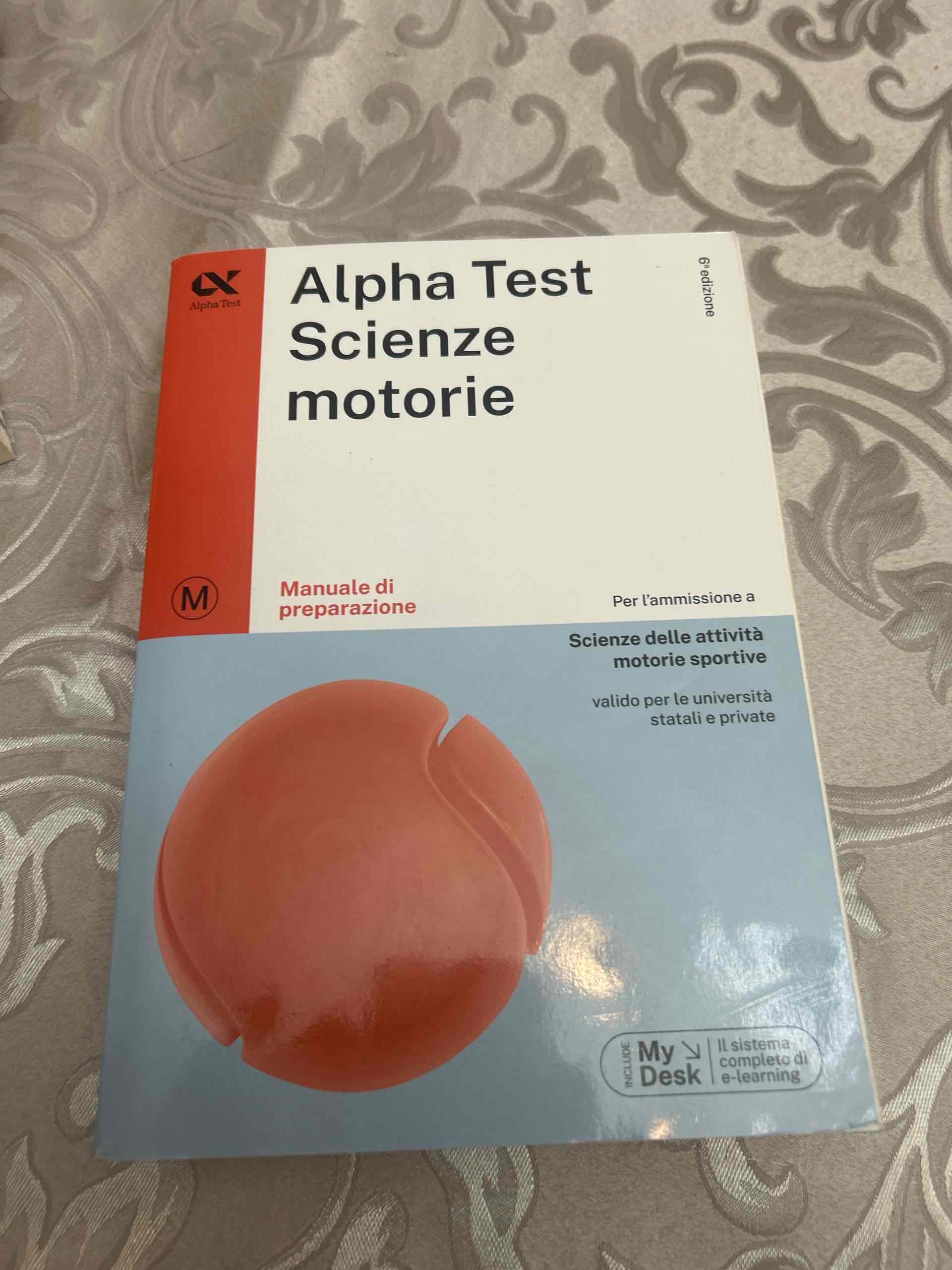 Alpha Test Scienze Motorie libro usato