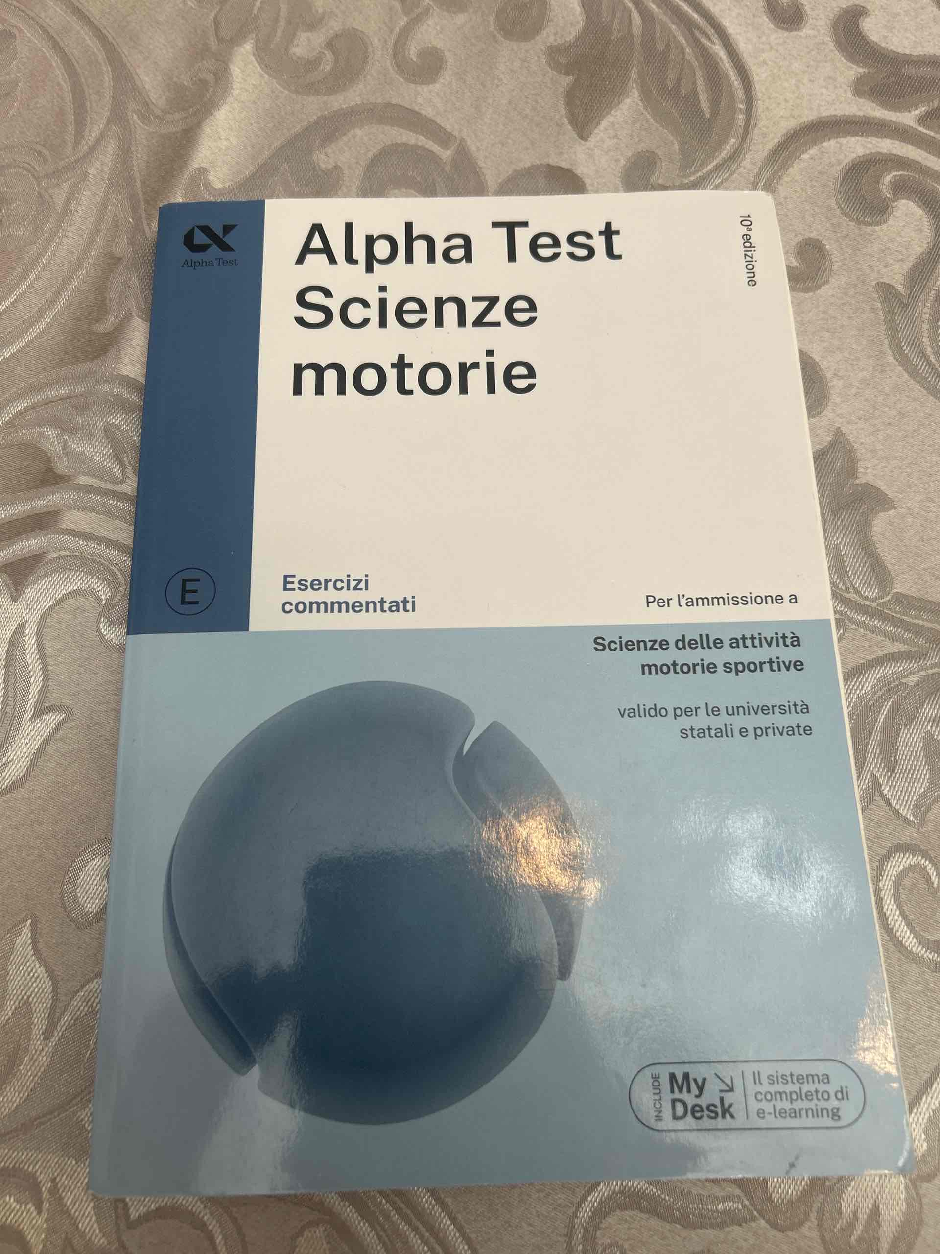 Alpha Test Scienze Motorie  libro usato