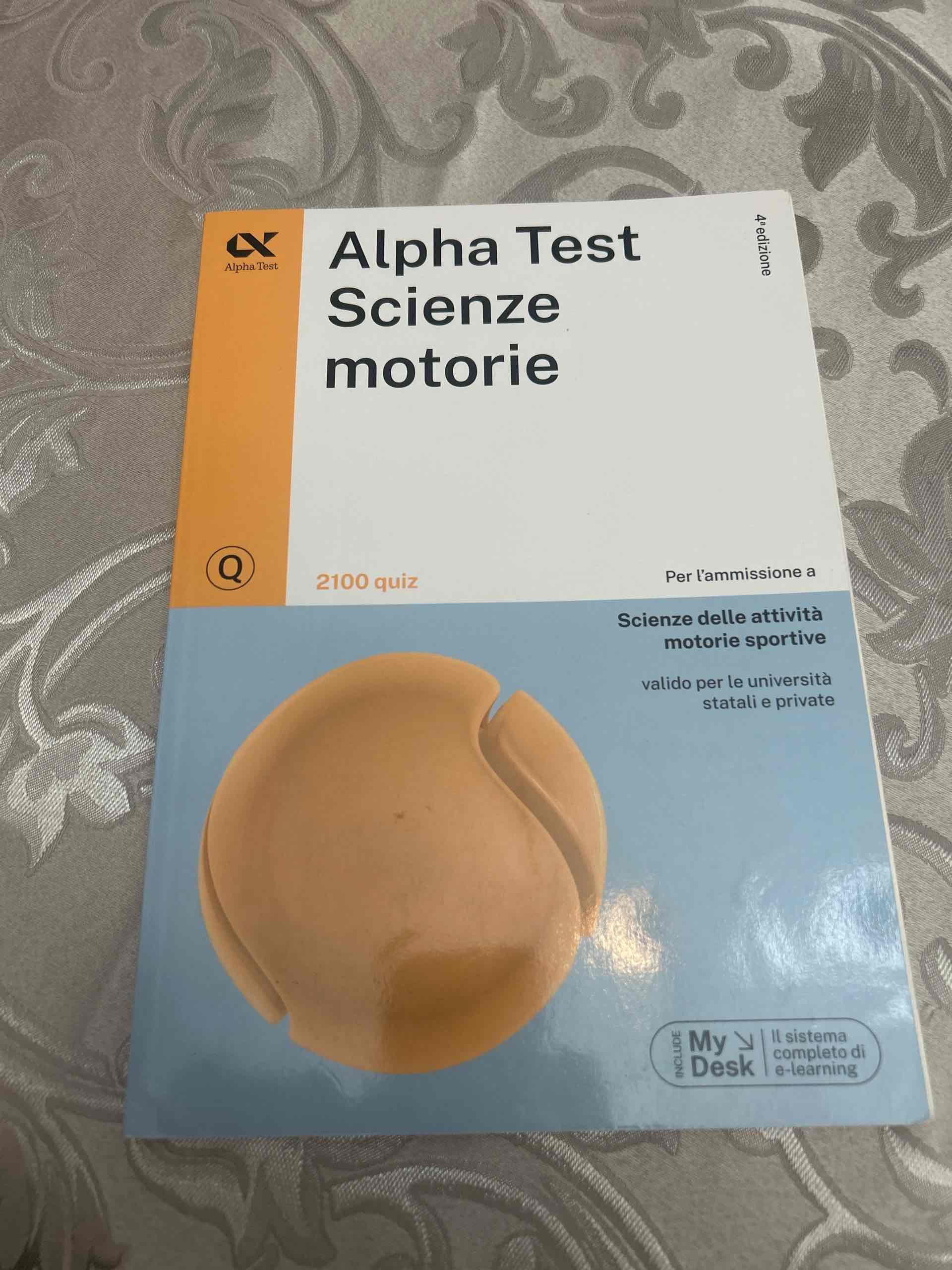 Alpha Test Scienze Motorie  libro usato