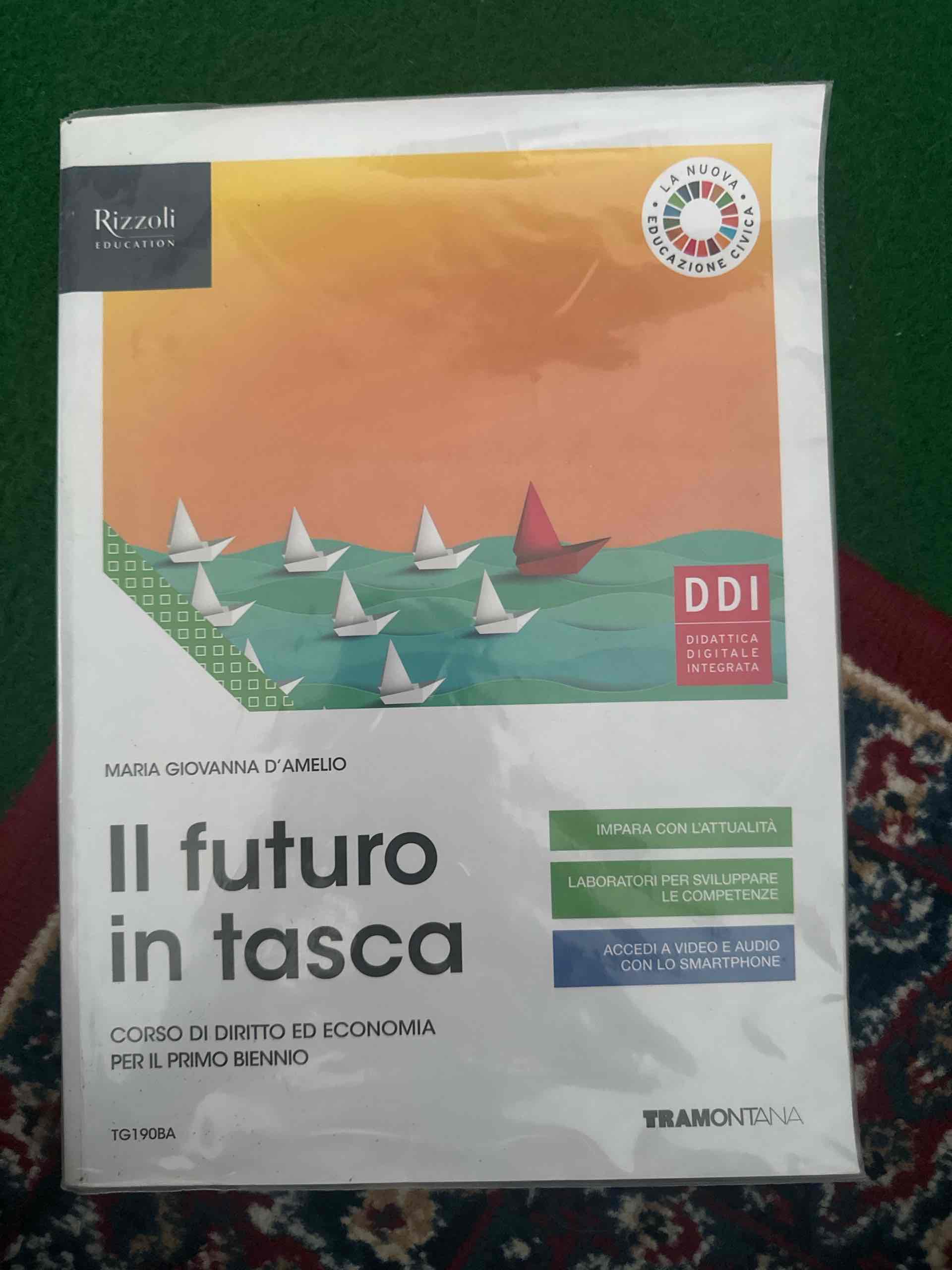 Futuro in tasca. Corso di diritto ed economia per il primo biennio. Vol. unico. Per le Scuole superiori. Con e-book. Con espansione online (Il) libro usato